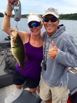 Dick and Jill Beardsley, Fishing Lake Bemidji